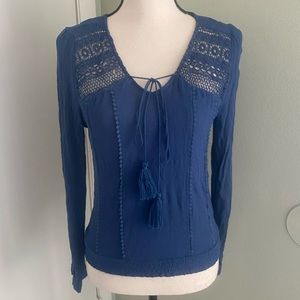 Anthropology Crochet Blouse